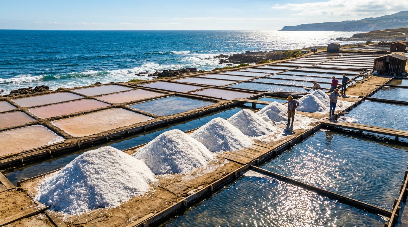 Solar Sea Salt Crystallization