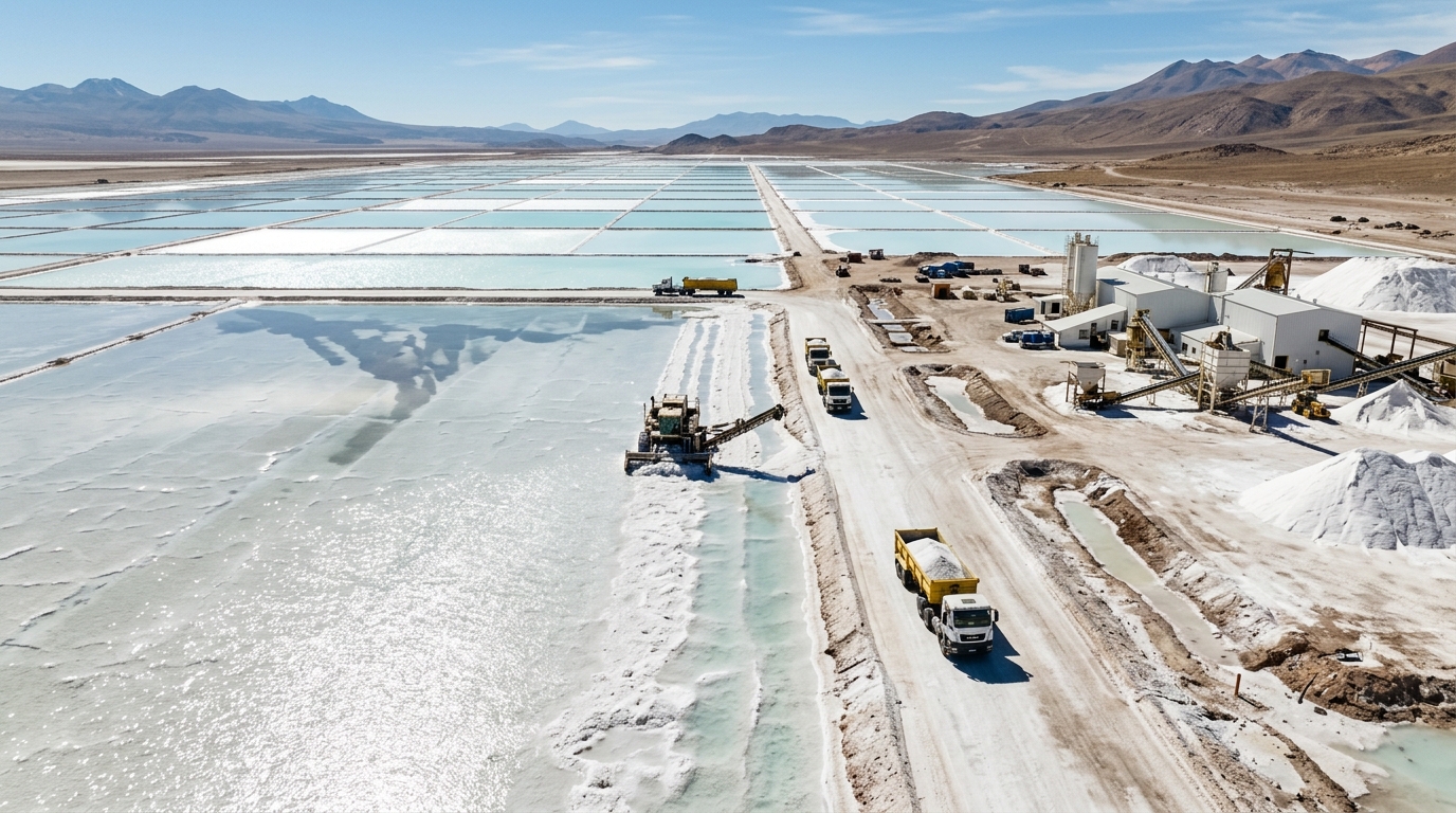 Solar Lake Salt Crystallizer Basin
