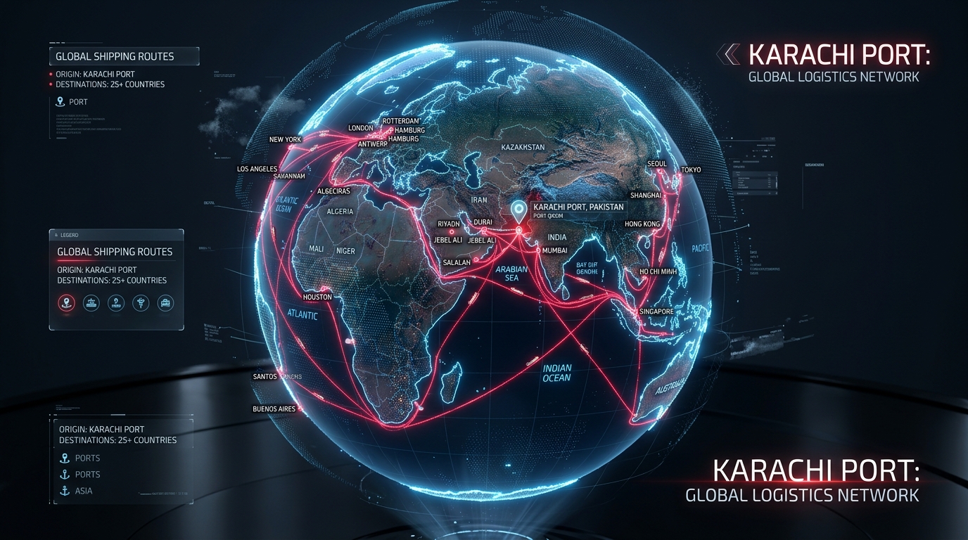 Al Amin Global Shipping Routes